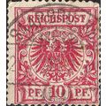 GERMANY, EMPIRE, Eagle and Crown, red 1889, 10 ...