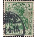 GERMANY, EMPIRE, Germania, green 1905, 5, #3