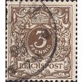 GERMANY, EMPIRE, Reichspost definitive, brown 1...