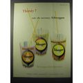 1955 Schweppes Fruit Squashes Ad - Thirsty? Take the necessary Schweppes