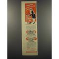 1944 Derby's Peter Pan Peanut Butter Ad - Peter Pan gives salad dressing oomph