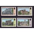 GUERNSEY 1976 BUILDINGS SG 145 / 148 SET 4 VALS...
