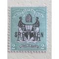 British Central Africa 1895 2d Black & Green SP...