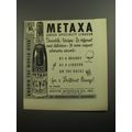 1956 Metaxa Liqueur Ad - Known the world over