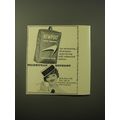 1960 Bonne Age, Inc. Newport Cigarettes Carry-All Bag Advertisement