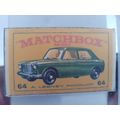 Matchbox - No64 MG 1100 green - Replica Box