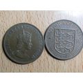 Jersey 1957 Elizabeth ll 1/12th of a Shilling Coin