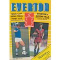 EVERTON v ASTON VILLA LEAGUE CUP SEMI-FINAL 1984
