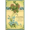 Vintage GB Birthday Card - A Joyful Birthday - ...