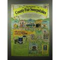 1979 Morton Salt Ad - County Fair Sweepstakes