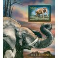 CENTRAL AFRICA 2013 SHEET MNH ELEPHANTS ELEFANT...