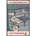 USA, FLOWERS, Arizona, Giant Saguara, blue 1962, 4c