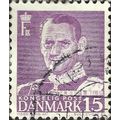DENMARK, King Frederick IX, violet 1948, 15ore, #4