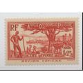 Ivory Coast Stamp Scott #139, Mint Never Hinged