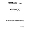 YAMAHA YZF-R1(W) MANUALE DI RIPARAZIONE 2007 MO...