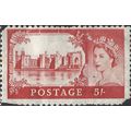 GB, Elizabeth II, Caernarfon Castle, red 1955, 5/-