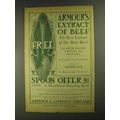 1903 Armour's Extract of Beef Ad - Spoon Offer