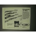 1979 Mossberg Rifle Ad - Models 341, 353K, 377, 640K