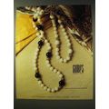 1986 Gump's Necklace Jewelry Ad