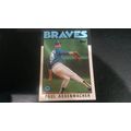 1986 Topps Traded Card # 004T Paul Assenmacher ...