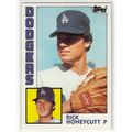 1984 Topps baseball card 222 Rick Honeycutt