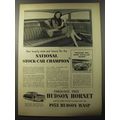 1953 Hudson Hornet Car Ad - National stock-car champion