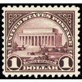 571, Mint $1 F/VF NH - Nice & Fresh - Lincoln M...