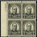 588, Mint VF VLH 7¢ Plate Block of Four - Stuar...