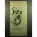 1957 Lanson Champagne Ad - There's only one que...