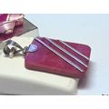 Estate Polish rectangular Red Jasper diagonal l...