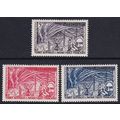 French Antarctic Territories 1957 SG 19-21 MM (...