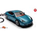 RARE KEYCHAIN BLUE PORSCHE 911 TURBO/S 996 F6 C...