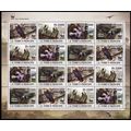 Sao Tome Birds WWF Grey Parrot Sheetlet of 4 se...