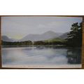 pre 1918 postcard Derwentwater & Causey Pike