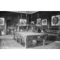 Giant Antique Pub Billiards Pool Table Stained ...