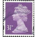 GB, Queen Elizabeth II Machin Elliptical, viole...