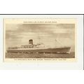Union-Castle RMS PENDENNIS CASTLE Company Postcard