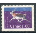 Canada stamps 1990 - 80c Peary Caribou - unused