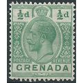 Grenada 1913 SG89 1/2d Yellow-Green Mounted Min...