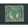 australia queensland sg219 used thick paper sg 219