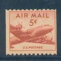 C37 5c DC-4 Skymaster Barely Clears MNH Q3345