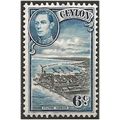 Ceylon 1938 SG388 6c Black & Blue Mounted Mint ..