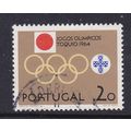 PORTUGAL 1964 OLYMPICS 20c VALUE USED SG1254
