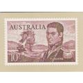 Australia 10/- Flinders Philatelic Postcard Unu...