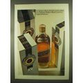 1965 Johnnie Walker Black Label Scotch Ad - Friends