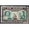 New Zealand 1940 Centennial Issue 2d Blue Green...