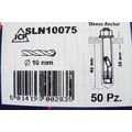 2 Boxes of 50 = 100 JCP Sleeve Anchor Bolts 10m...