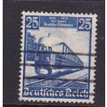 GERMANY 3RD REICH 1935 25pf TRAIN STAMP USED SG...