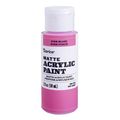 Darice® Matte Acrylic Paint: Pink Blast, 2 ounces