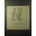 1953 American Airlines Ad - cartoon by Bernard Wiseman - Jockey
